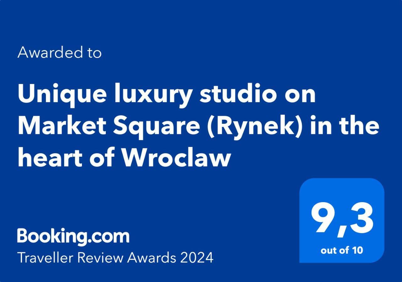 Unique Luxury Studio On Market Square Breslávia Exterior foto